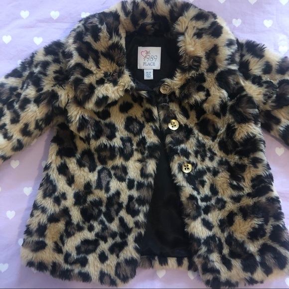 The Children's Place Other - Leopard coat for toddler girls